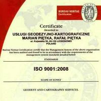 Na początku 2004 r. uzyskaliśmy certyfikat jakości BVQI ISO 9001:2008<br />(www.bureauveritas.pl)